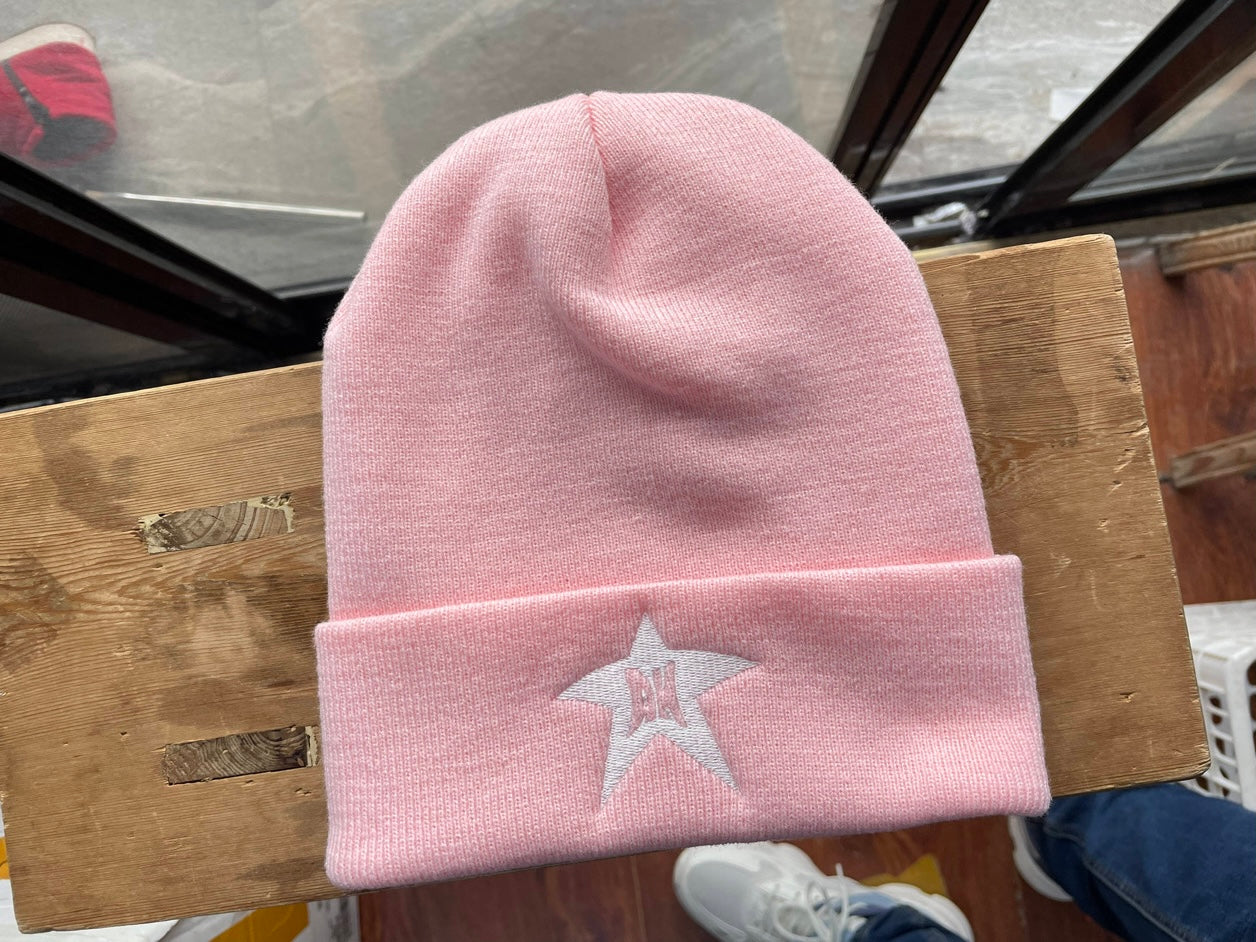 LOGO BEANIE (PINK)